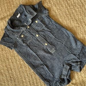 Baby Gap Chambray Romper